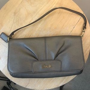 Brand New Coach Gray/Silver Hand Bag